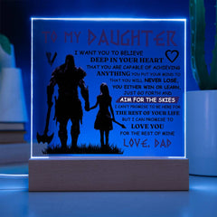 To My Daughter Skies – Acrylic Square